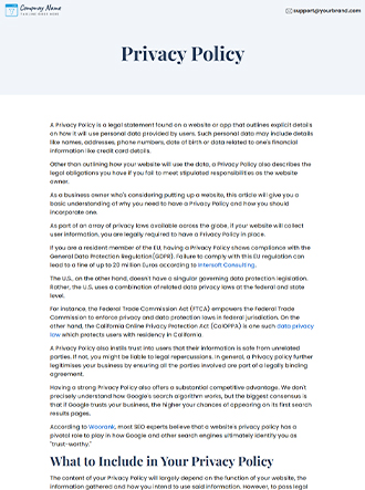 Privacy Policy